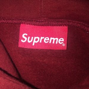 Supreme Rhinestone Script Hooded Hoodie